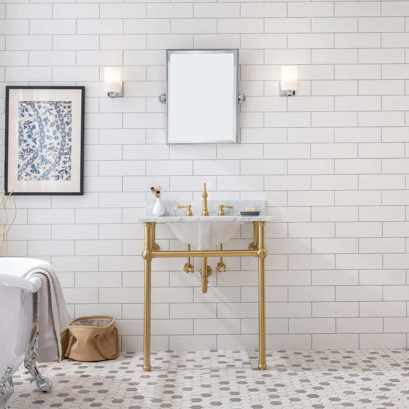 Greyleigh™ Copeland Wall Mounted Bathroom Vanity Frame & Reviews | Wayfair